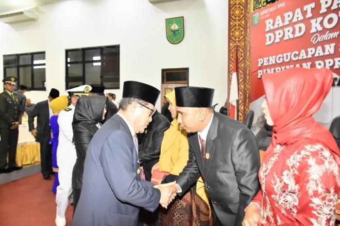 3 Pimpinan Definitif DPRD Dumai Dilantik