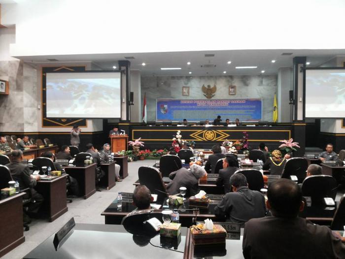 Galeri Fhoto Rangkaian Kegiatan Pengesahan APBD Kota Pekanbaru TA 2018 